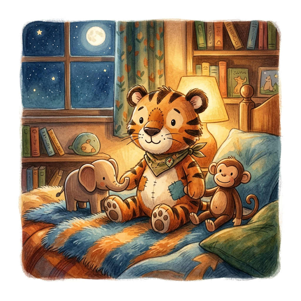 Generic Animal Planet Toys toy-inspired bedtime story illustration