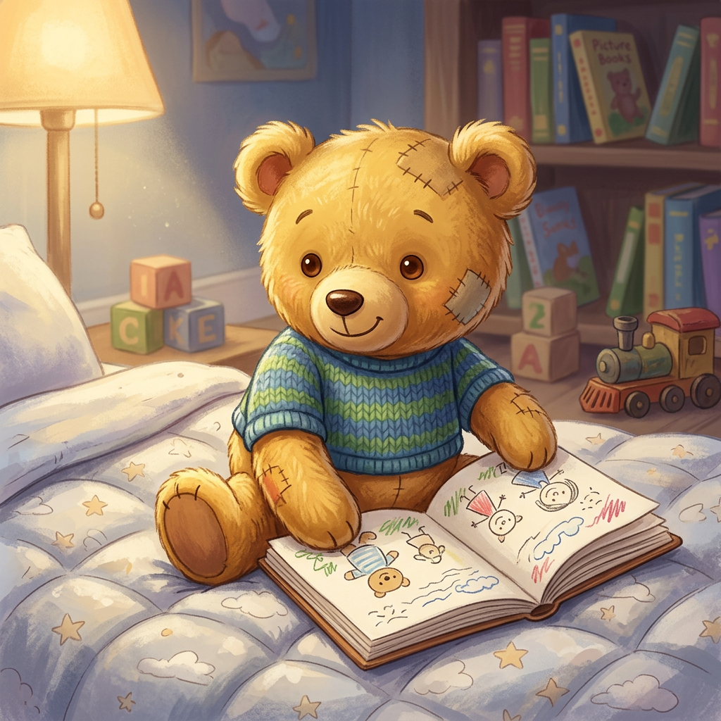 Side-by-side style illustration comparing toy-focused and generic bedtime tools