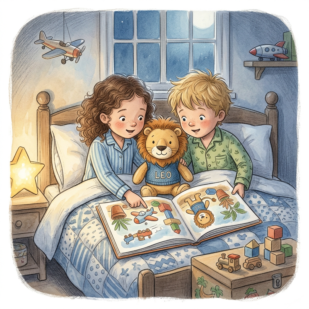 Side-by-side style illustration comparing toy-focused and generic bedtime tools