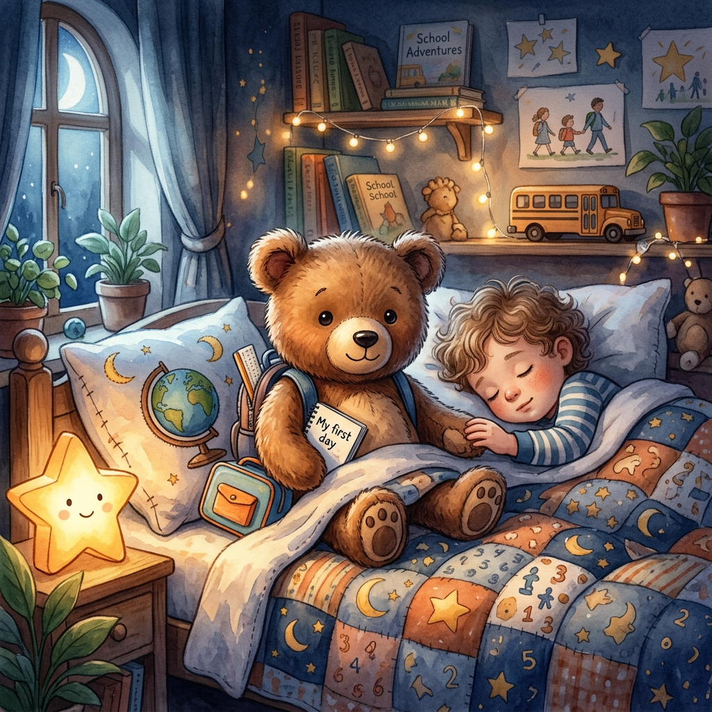 Side-by-side style illustration comparing toy-focused and generic bedtime tools