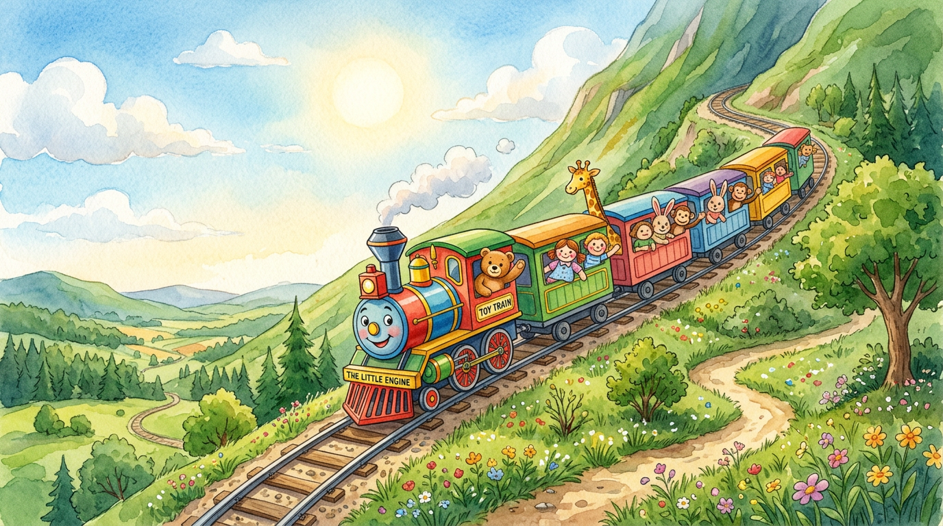 The Little Engine That Could cover illustration
