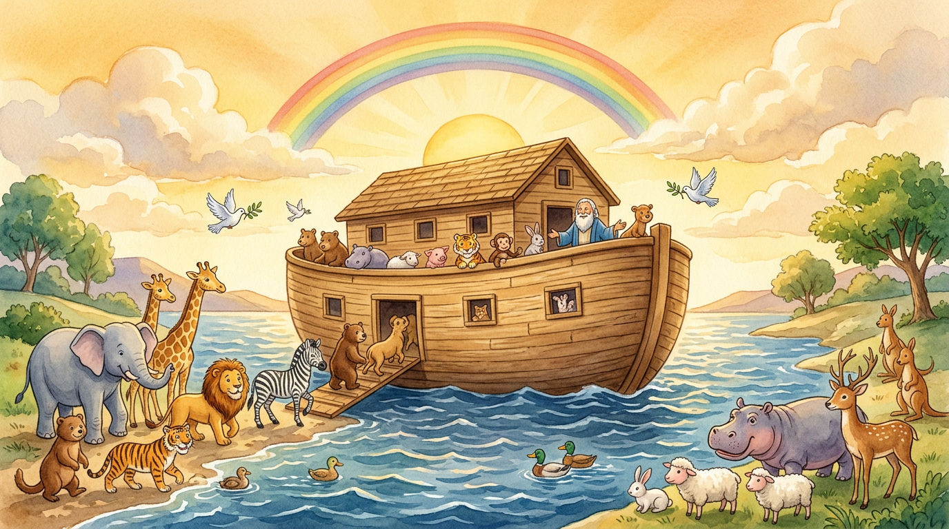 Noah's Ark cover illustration