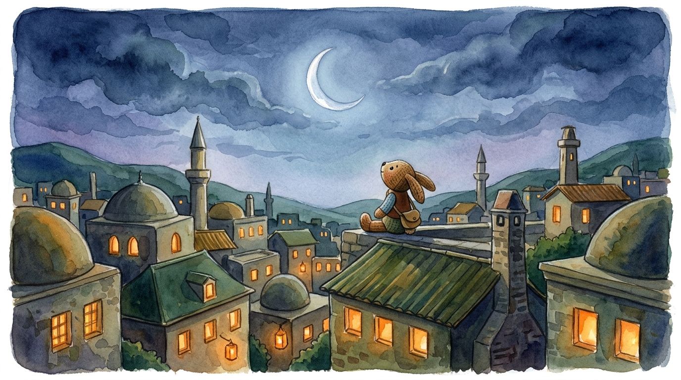 The Ramadan Moon Mystery cover illustration